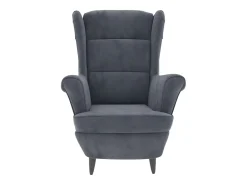 Poltrona | Cadeira Relax com banco veludo cinzento-escuro SHL274100