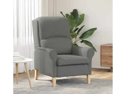 Poltrona | Cadeira Relax Cinzento escuro 76x94x102 cm Microfibra SHL359366