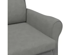 Poltrona | Cadeira Relax Cinzento escuro 76x94x102 cm Microfibra SHL359366