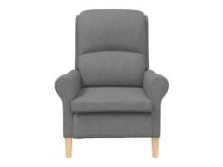 Poltrona | Cadeira Relax Cinzento escuro 76x94x102 cm Microfibra SHL359366