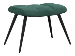 Poltrona | Cadeira Relax com banco veludo verde-escuro SHL139185