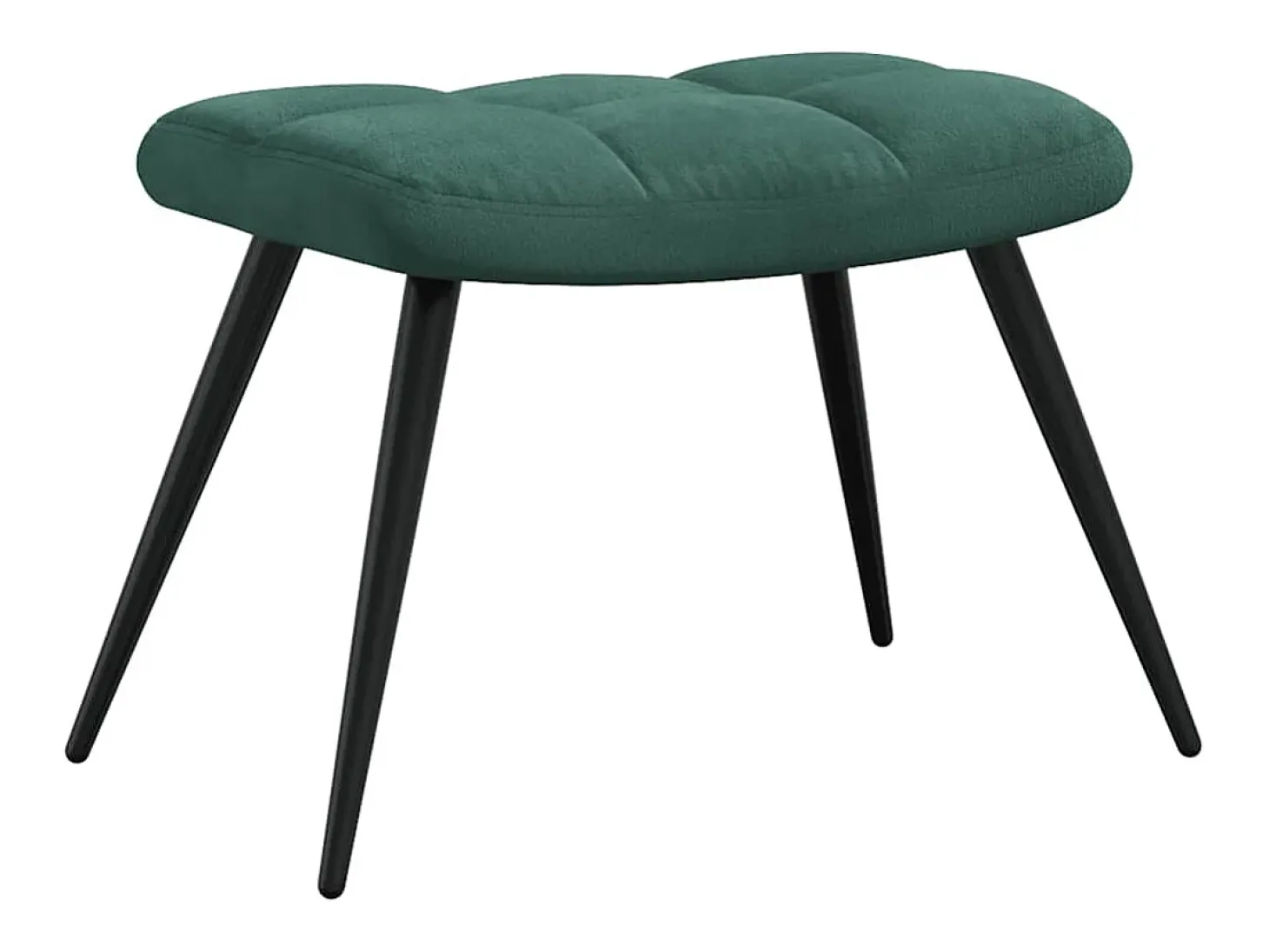 Poltrona | Cadeira Relax com banco veludo verde-escuro SHL139185