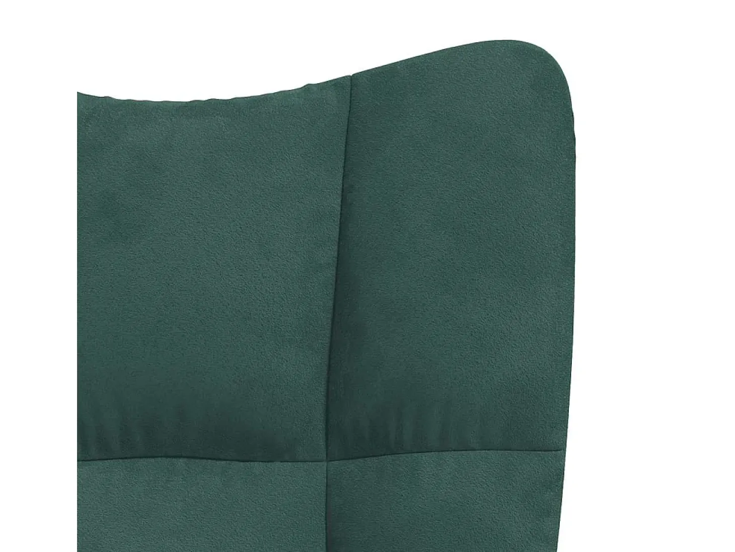 Poltrona | Cadeira Relax com banco veludo verde-escuro SHL139185
