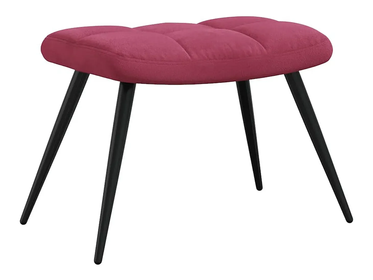 Poltrona | Cadeira Relax com banco veludo vermelho tinto SHL94972