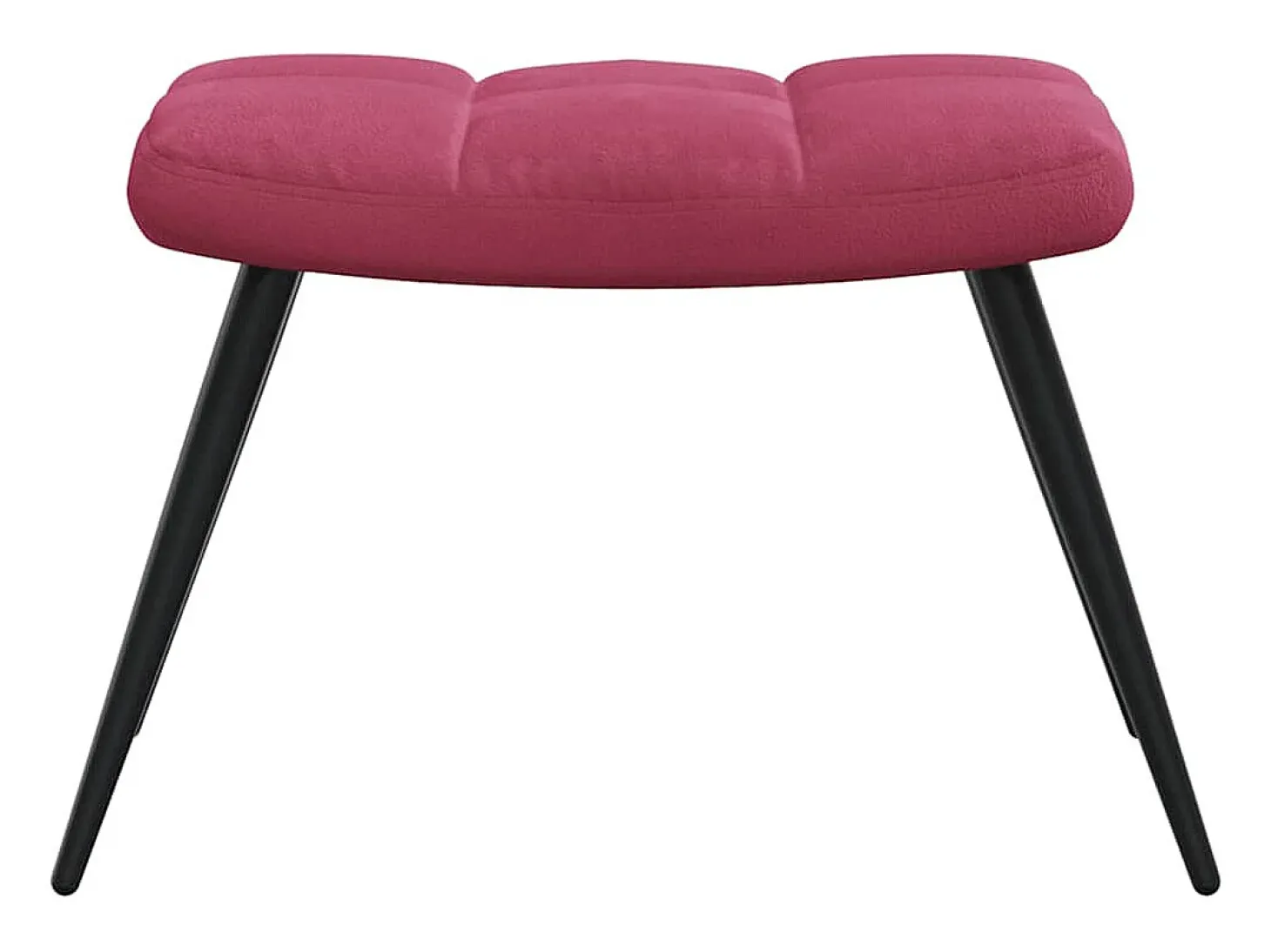 Poltrona | Cadeira Relax com banco veludo vermelho tinto SHL94972