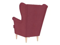 Poltrona | Cadeira Relax com apoio de braços 74x84x100 cm tecido vermelho tinto SHL10114