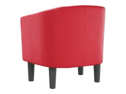 Poltrona | Cadeira Relax couro artificial vermelho SHL690633