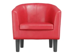 Poltrona | Cadeira Relax couro artificial vermelho SHL690633
