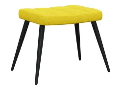 Poltrona | Cadeira Relax com banco tecido amarelo mostarda SHL972587