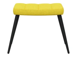Poltrona | Cadeira Relax com banco tecido amarelo mostarda SHL972587