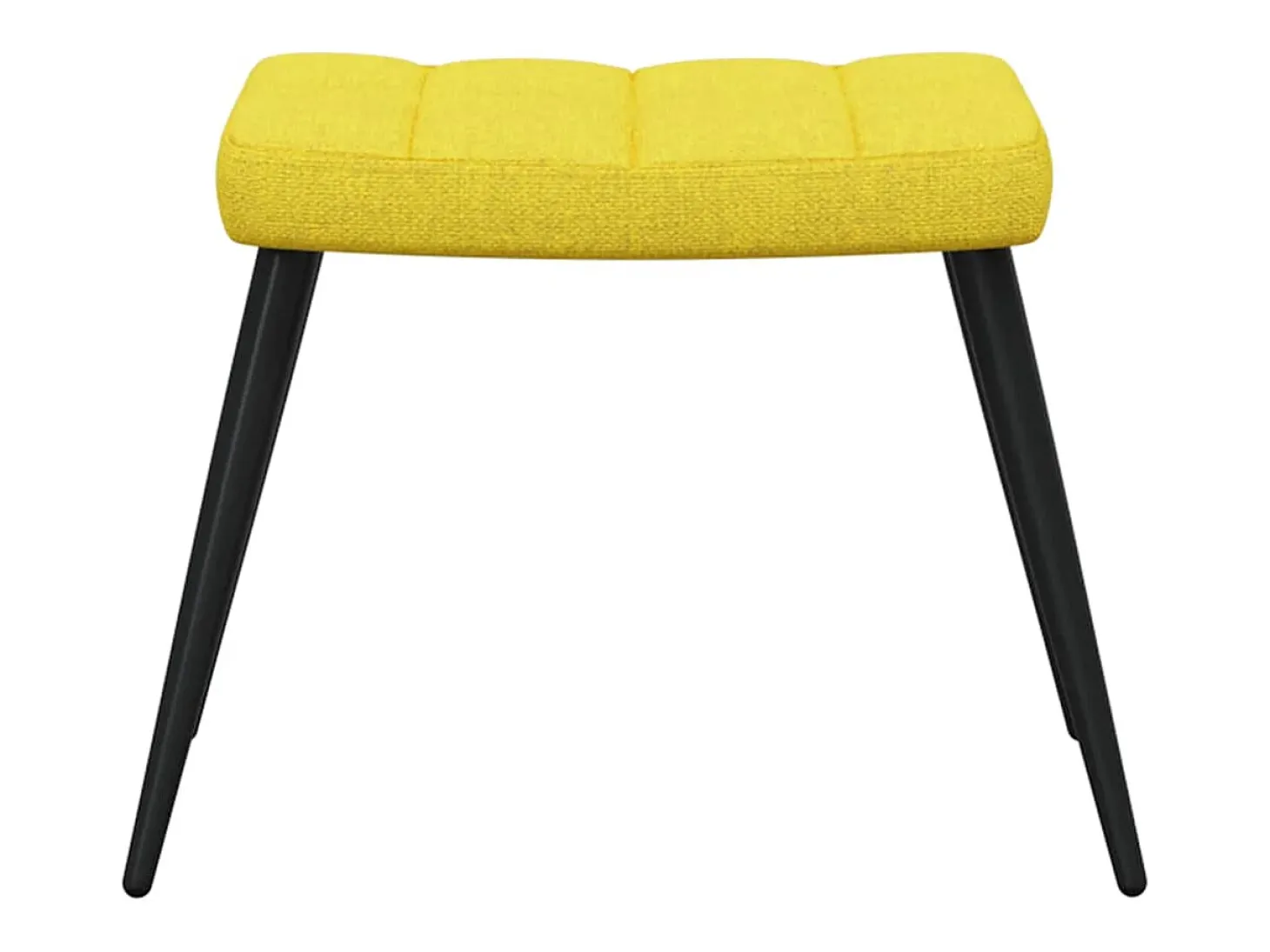 Poltrona | Cadeira Relax com banco tecido amarelo mostarda SHL972587