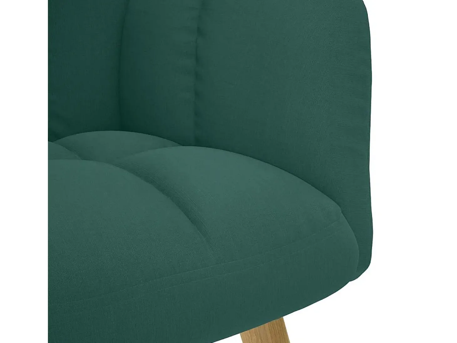 Poltrona | Cadeira Relax com banco p/ pés tecido verde-escuro SHL189919