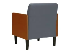 Poltrona | Cadeira Relax com apoio de braços 55 cm veludo cinzento-escuro SHL504018