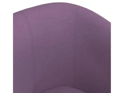Poltrona | Cadeira Relax com apoio de pés tecido roxo SHL28397