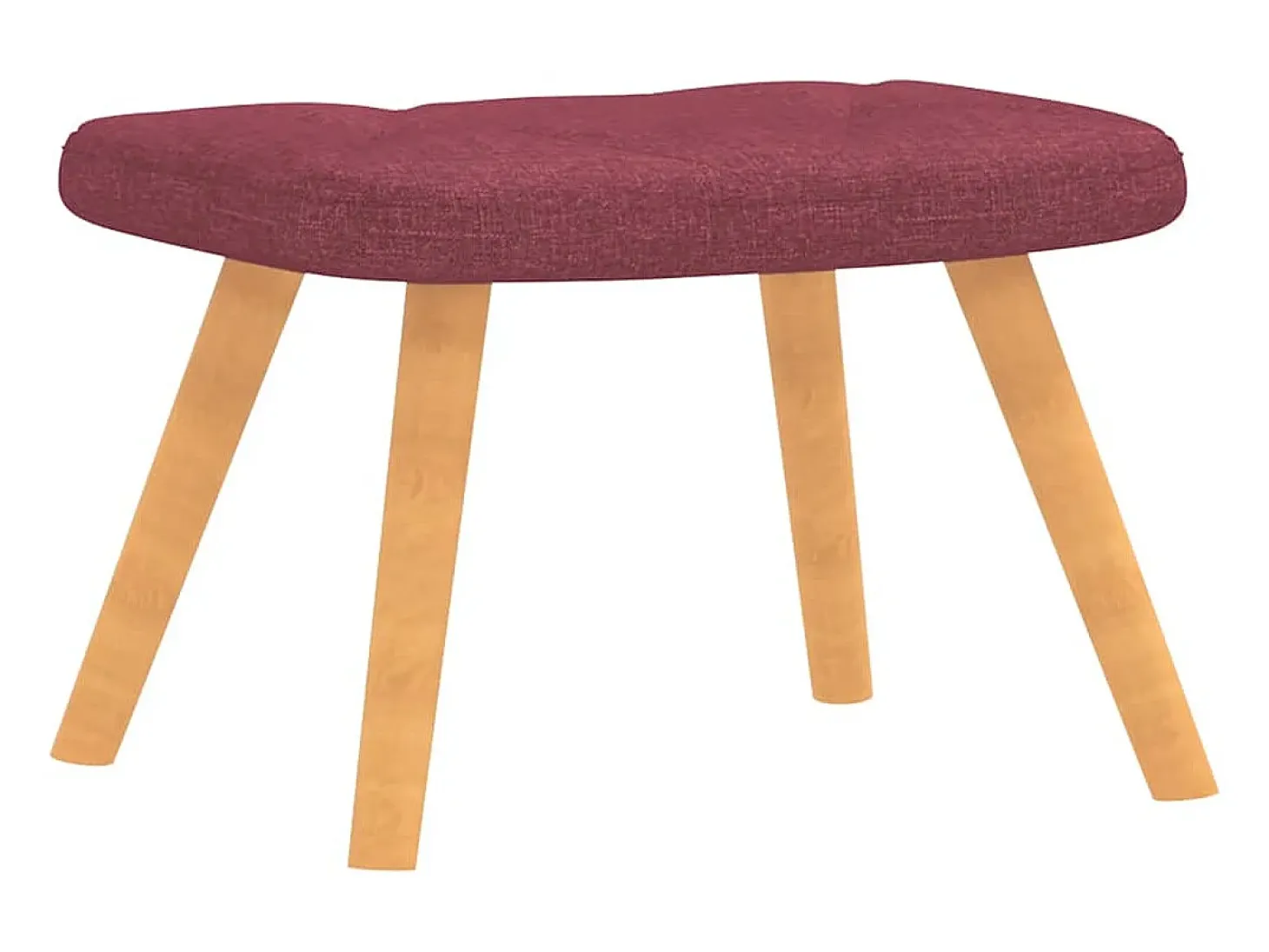 Poltrona | Cadeira Relax com banco tecido vermelho tinto SHL498099