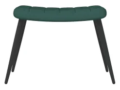 Poltrona | Cadeira Relax com banco veludo verde-escuro SHL687586
