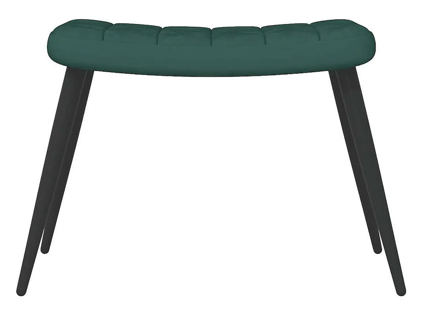 Poltrona | Cadeira Relax com banco veludo verde-escuro SHL687586