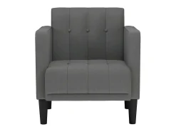 Poltrona | Cadeira Relax com apoio de braços 53 cm tecido cinzento-escuro SHL350621