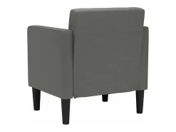 Poltrona | Cadeira Relax com apoio de braços 53 cm tecido cinzento-escuro SHL350621
