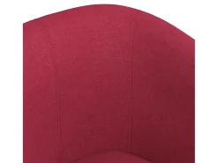 Poltrona | Cadeira Relax com apoio de pés tecido vermelho tinto SHL541672