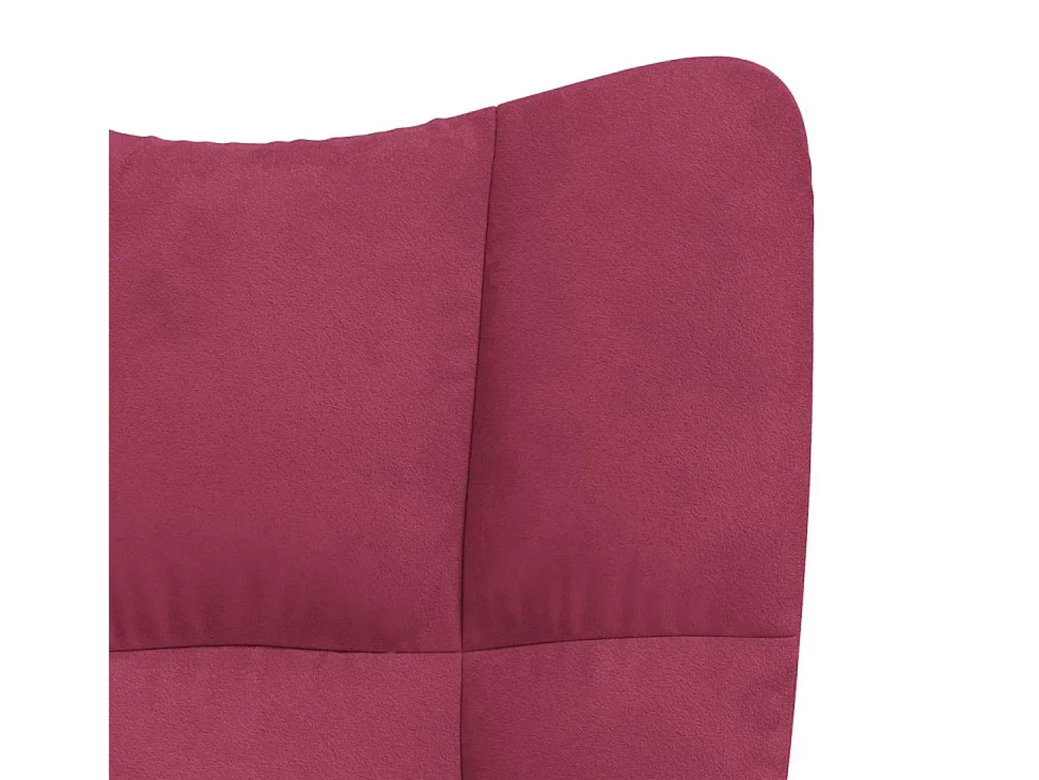 Poltrona | Cadeira Relax com banco veludo vermelho tinto SHL117822