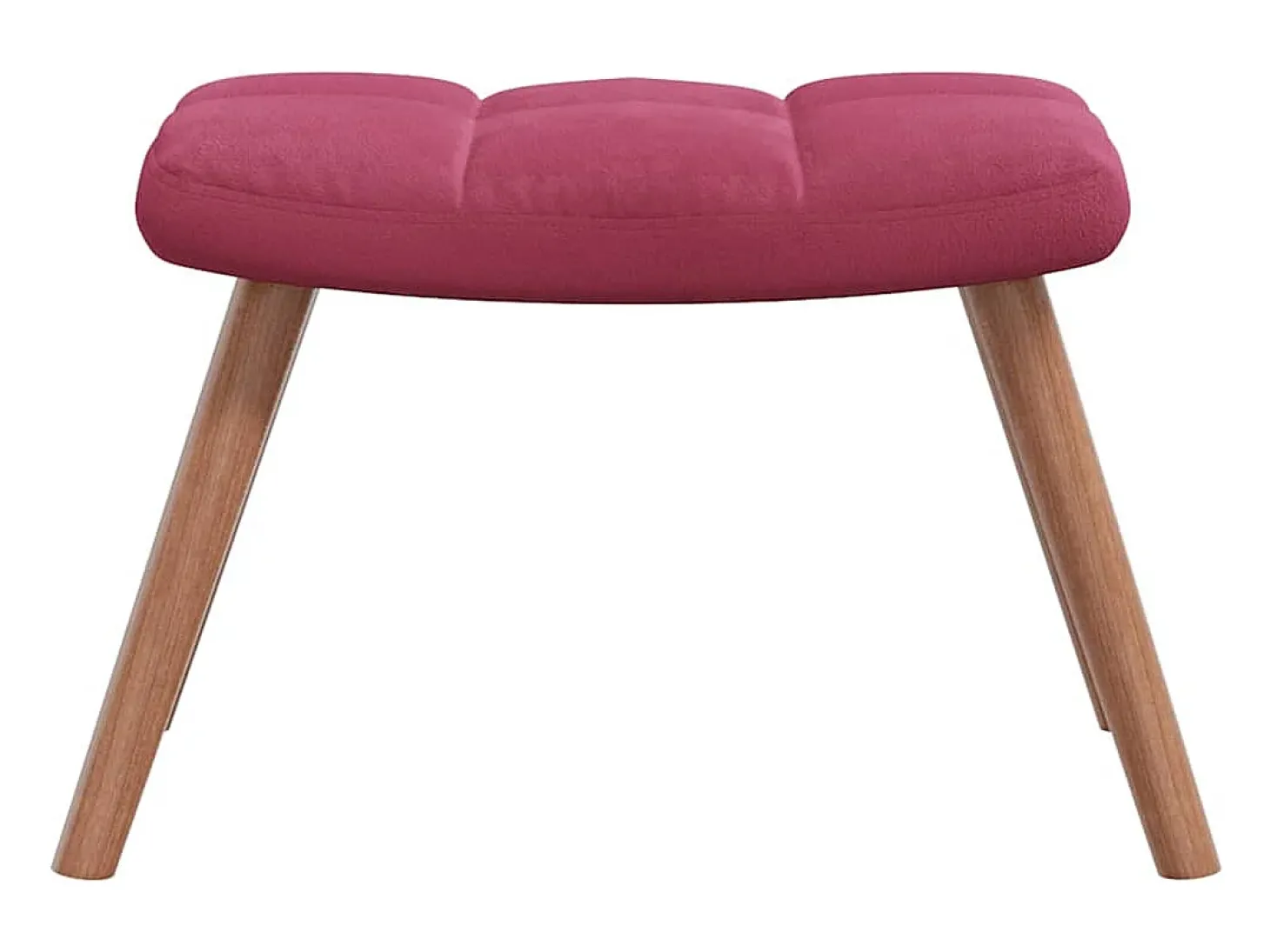 Poltrona | Cadeira Relax com banco veludo vermelho tinto SHL117822