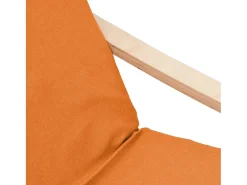 Poltrona | Cadeira Relax com apoio de pés tecido amarelo-escuro SHL859362