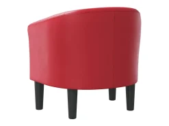 Poltrona | Cadeira Relax couro artificial vermelho SHL429825
