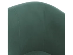 Poltrona | Cadeira Relax com apoio de pés veludo verde-escuro SHL776509