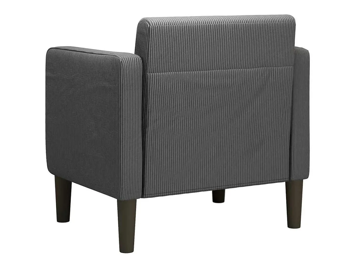Poltrona | Cadeira Relax com apoio de braços 54 cm tecido corduroy SHL519919