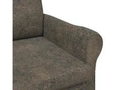 Poltrona | Cadeira Relax Cinzento escuro 76x94x102 cm Couro sintético SHL397749