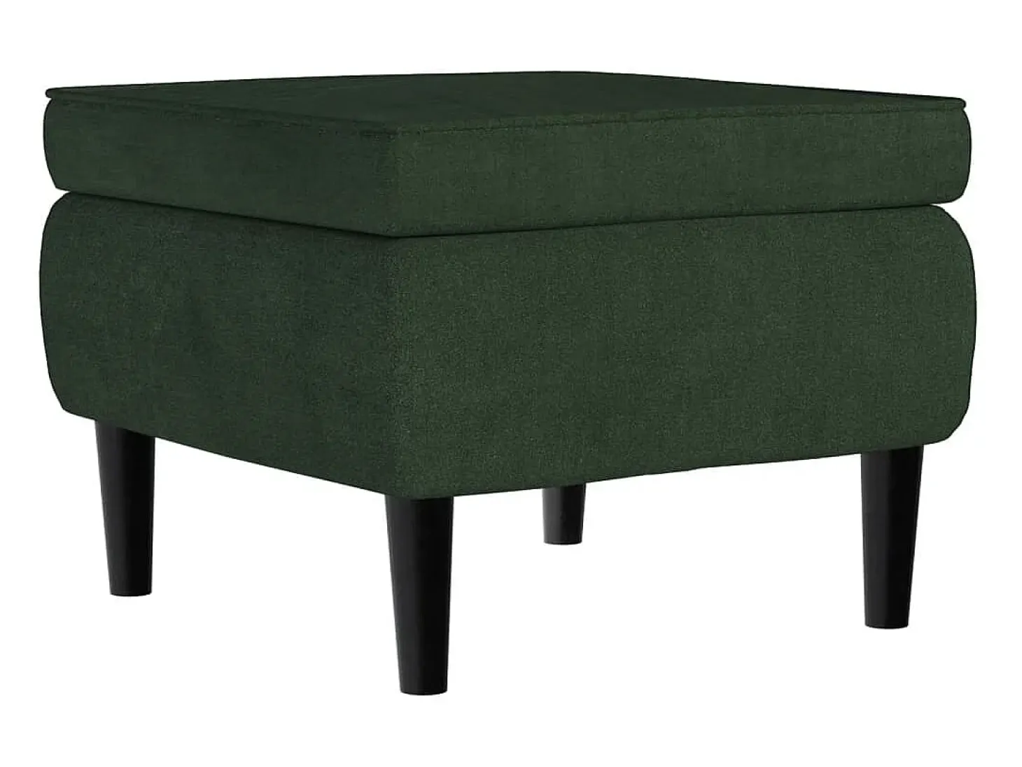 Poltrona | Cadeira Relax com banco veludo verde-escuro SHL450828