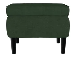Poltrona | Cadeira Relax com banco veludo verde-escuro SHL450828