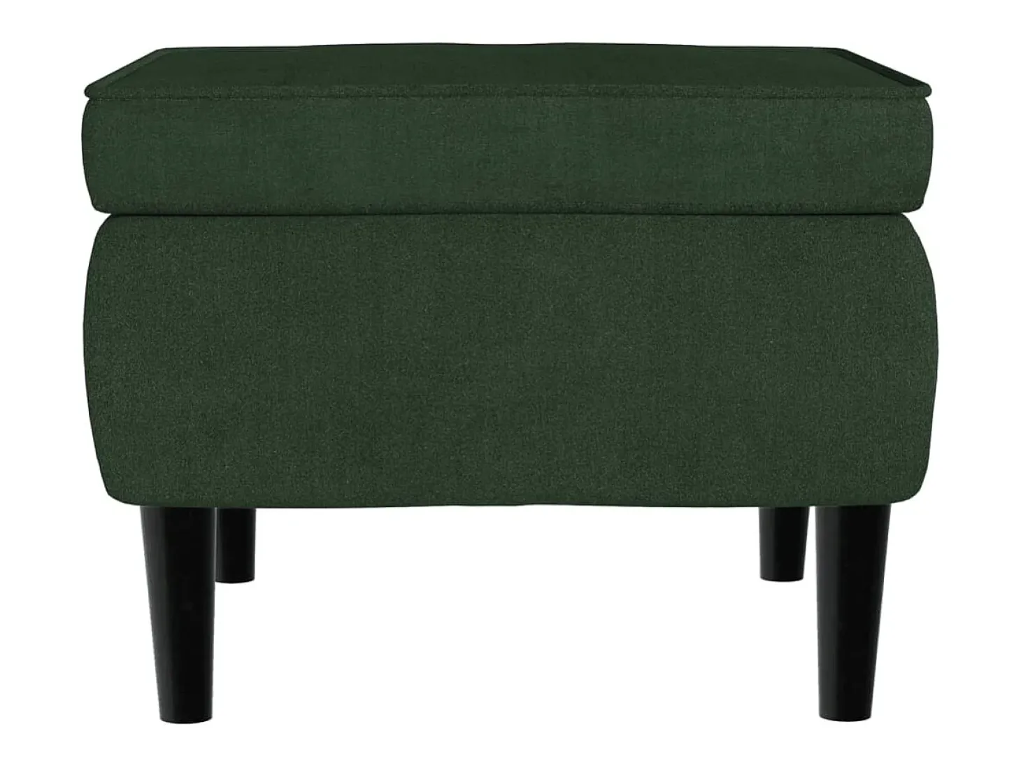 Poltrona | Cadeira Relax com banco veludo verde-escuro SHL450828
