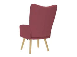 Poltrona | Cadeira Relax tecido vermelho tinto SHL172379