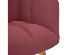 Poltrona | Cadeira Relax tecido vermelho tinto SHL172379