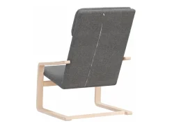 Poltrona | Cadeira Relax tecido cinzento-escuro SHL106752