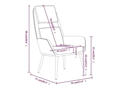 Poltrona | Cadeira Relax tecido amarelo mostarda SHL474435