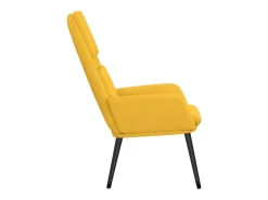Poltrona | Cadeira Relax tecido amarelo mostarda SHL474435