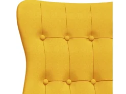 Poltrona | Cadeira Relax tecido amarelo mostarda SHL133406