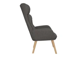 Poltrona | Cadeira Relax tecido cinzento-escuro SHL380715