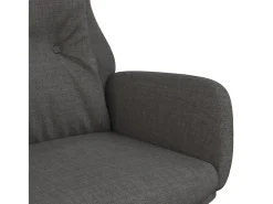 Poltrona | Cadeira Relax tecido cinzento-escuro SHL380715