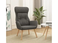 Poltrona | Cadeira Relax tecido cinzento-escuro SHL380715