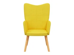 Poltrona | Cadeira Relax tecido amarelo mostarda SHL40846