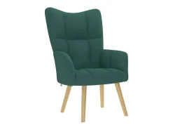 Poltrona | Cadeira Relax tecido verde-escuro SHL483573
