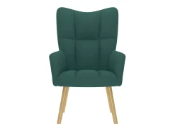 Poltrona | Cadeira Relax tecido verde-escuro SHL483573