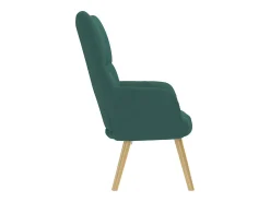 Poltrona | Cadeira Relax tecido verde-escuro SHL483573