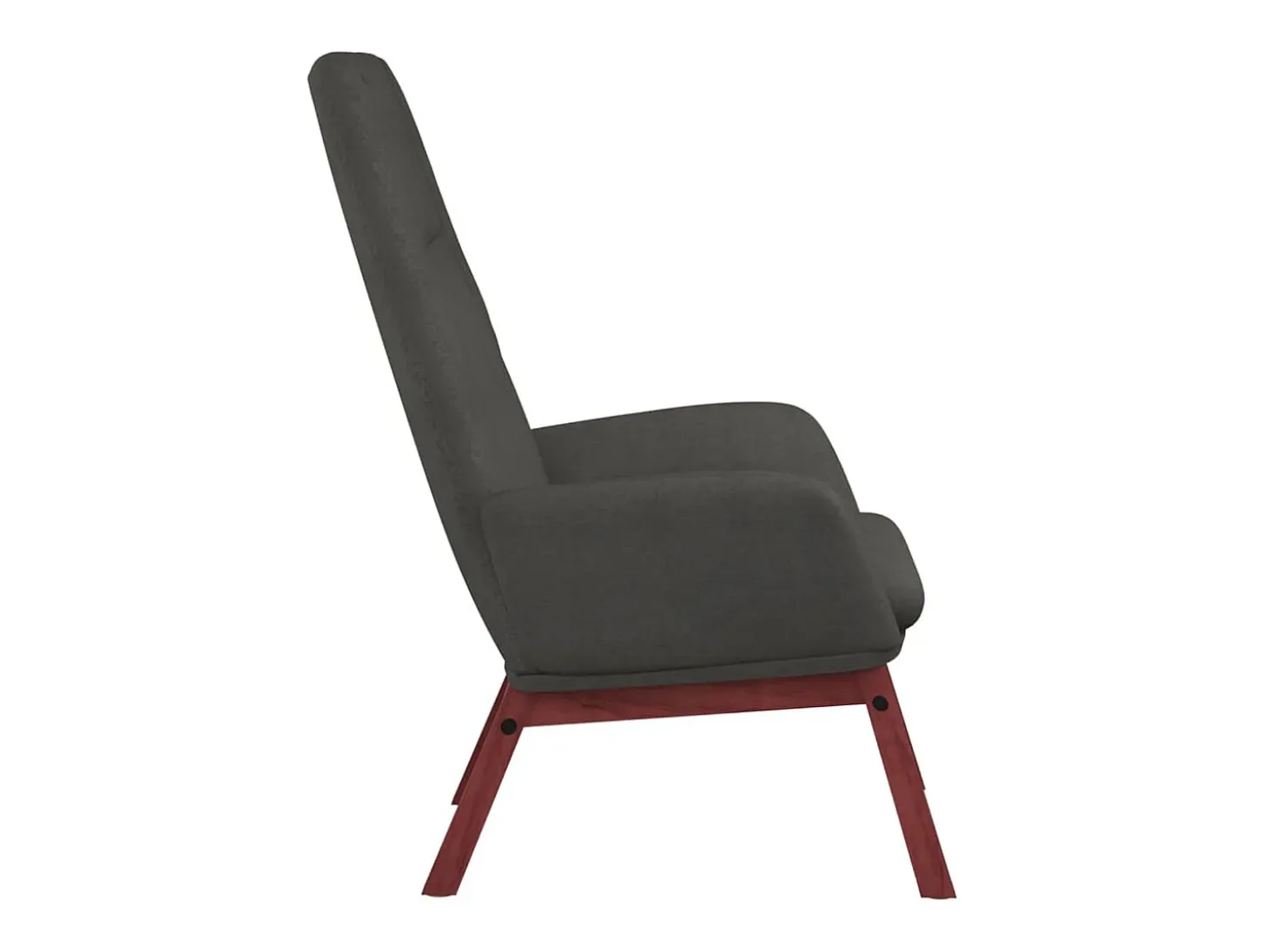 Poltrona | Cadeira Relax tecido cinzento-escuro SHL123767