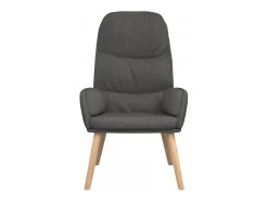 Poltrona | Cadeira Relax tecido cinzento-escuro SHL647577