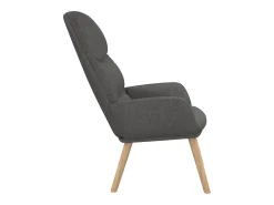 Poltrona | Cadeira Relax tecido cinzento-escuro SHL647577